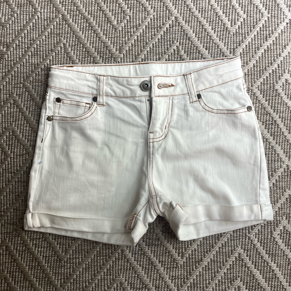Matilda Jane 435 Girls Off White Denim Shorts - Picture 1 of 5